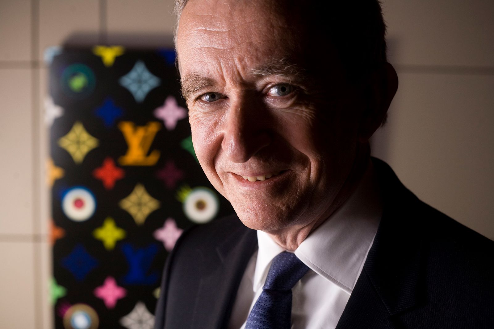 Bernard Arnault and luxury-business editorial image