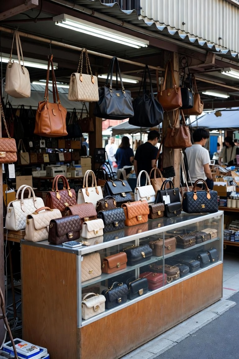 Flea market scene from the Cô Hai Vintage archive